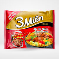 Mì 3 Miền Gold bò hầm rau thơm (gói 75g)