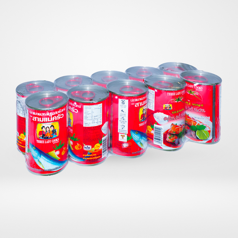 Cá mòi xốt cà đậm đà 3 Cô Gái (lon 155g) - Ảnh 3