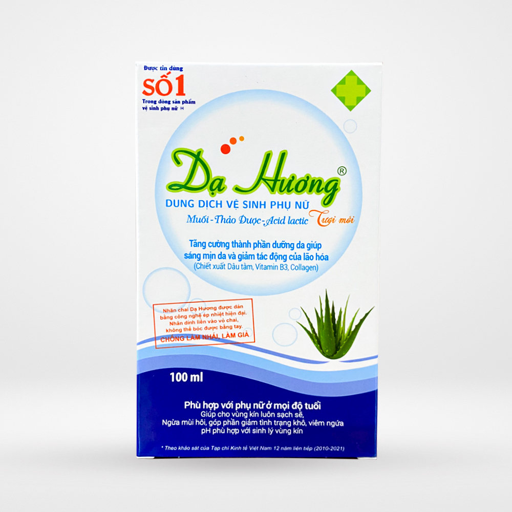 Dung dịch vệ sinh Dạ Hương nha đam (chai 100ml)