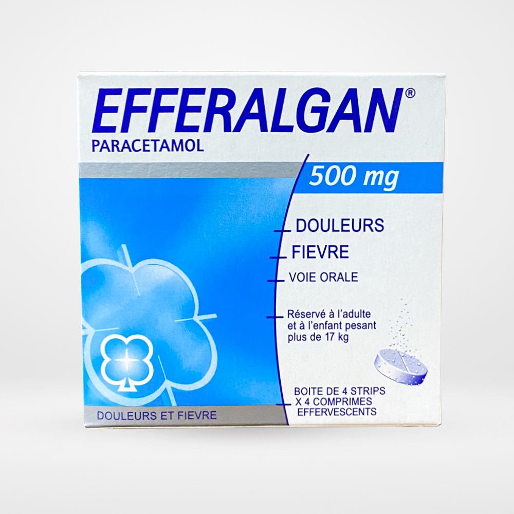 Thuốc EFFERALGAN (hộp 4 vỉ x 500g)