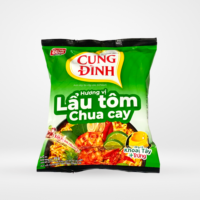 Mì khoai tây Cung Đình lẩu tôm chua cay (gói x 85g)