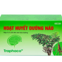 Viên bao đường Hoạt Huyết Dưỡng Não Traphaco giúp cải thiện trí nhớ ( hộp )