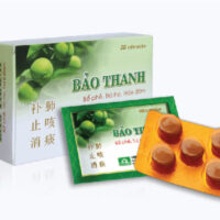 Viên Ngậm Bảo Thanh trị ho bổ phế ( vỉ 5 viên )