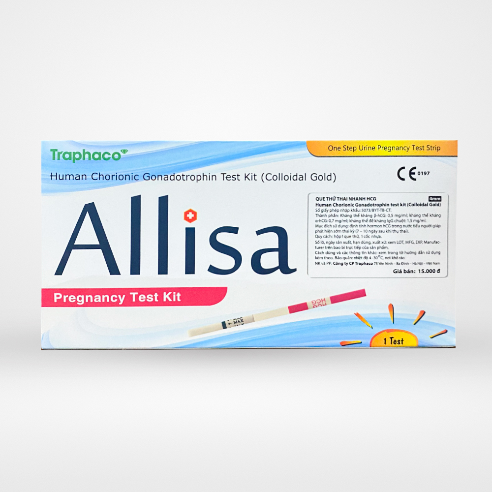 Que thử thai Aliisa (test kit) (hộp)