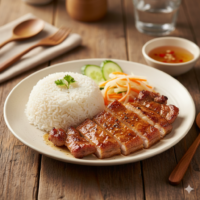 Cơm sườn nướng (烤排骨饭)