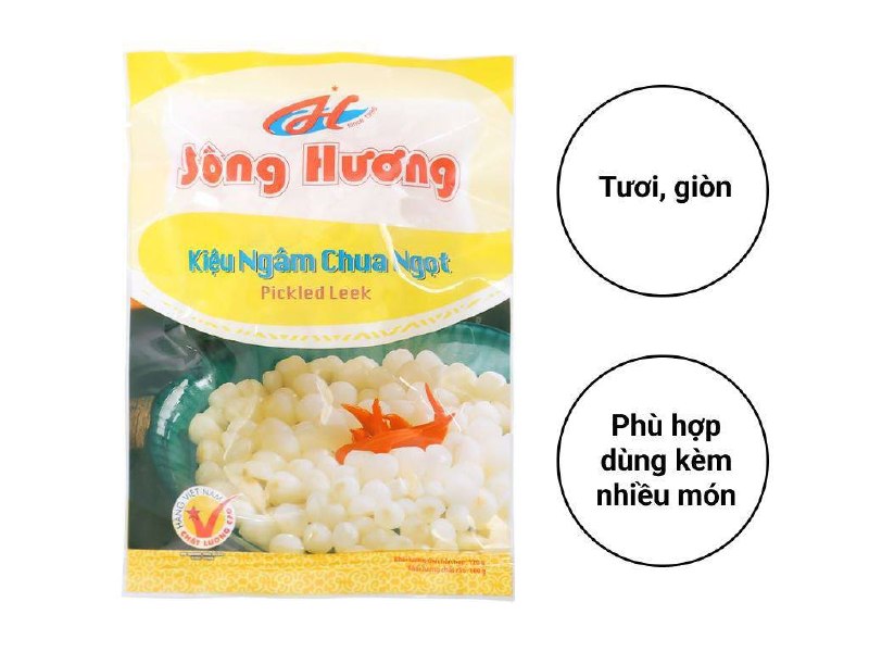 Củ kiệu chua ngọt Sông Hương gói